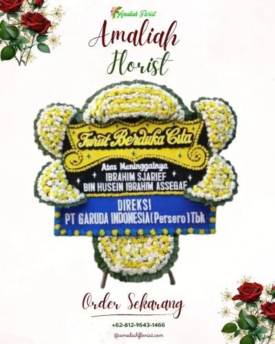 Papan Bunga Duka di Cimarias