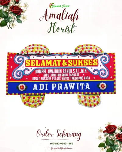 Karangan Bunga Ucapan Selamat di Cimarias