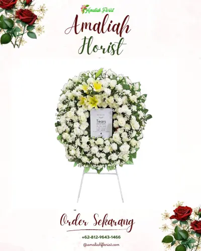 Krans Bunga Duka Cita di Cimarias